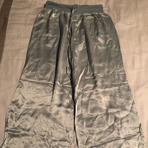 Silky pajama pants